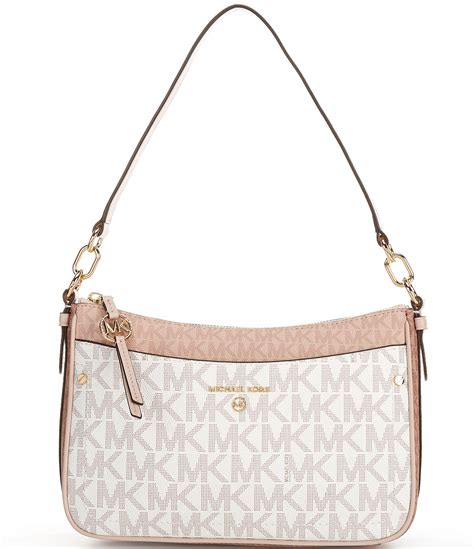 michael michael kors jet set charm leather top zip crossbody